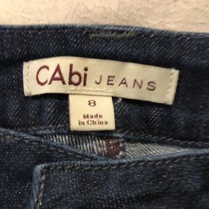 Dark jean material CAbi Jeans never worn beautiful